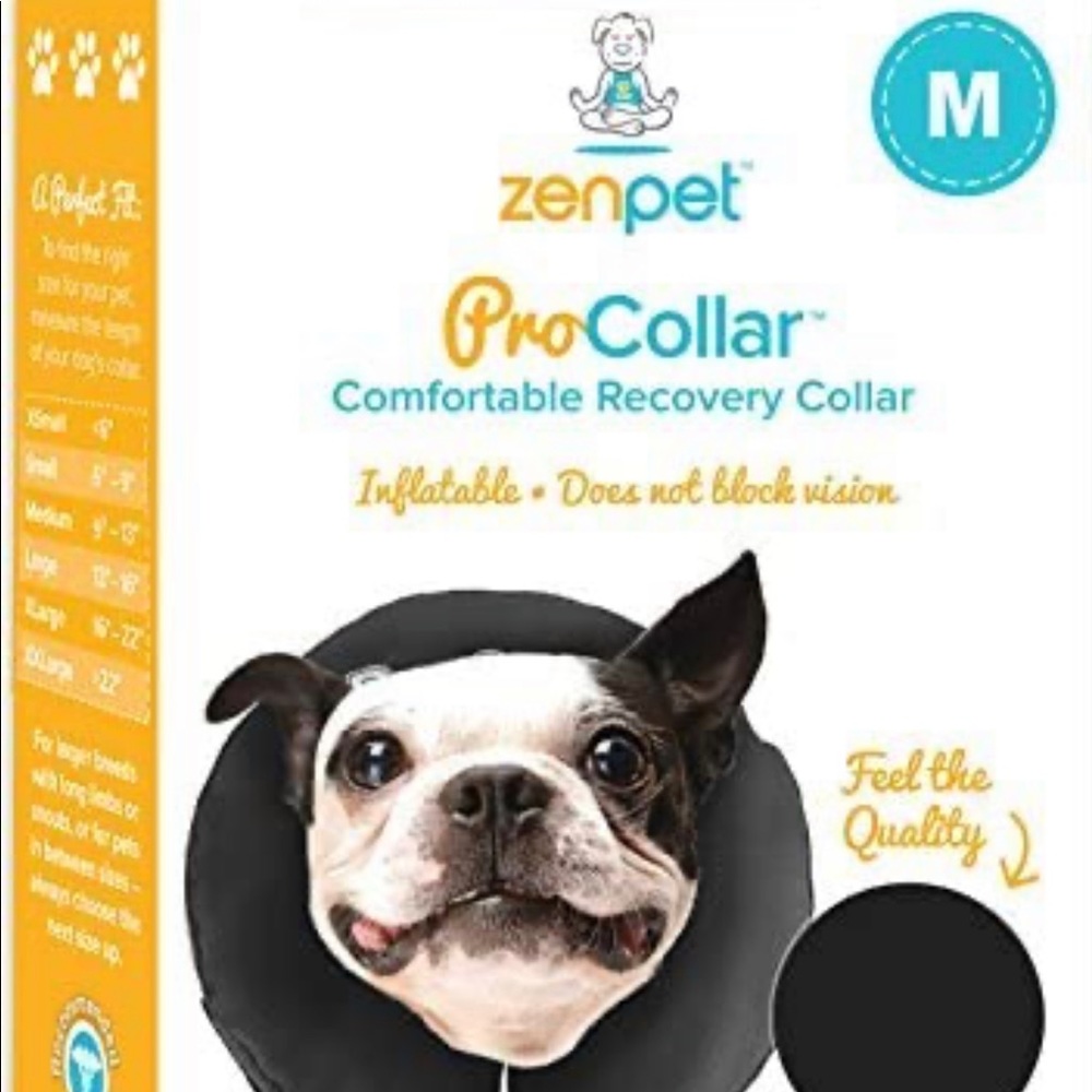 ZenPet ZenCollar Inflatable Recovery Dog & Cat Collar
